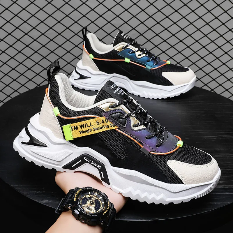 New Man Shoes Male Sneakers Mesh Casual Breathable Running Shoes Fitness Athletic Sport Jogging Walking Travel Shoes