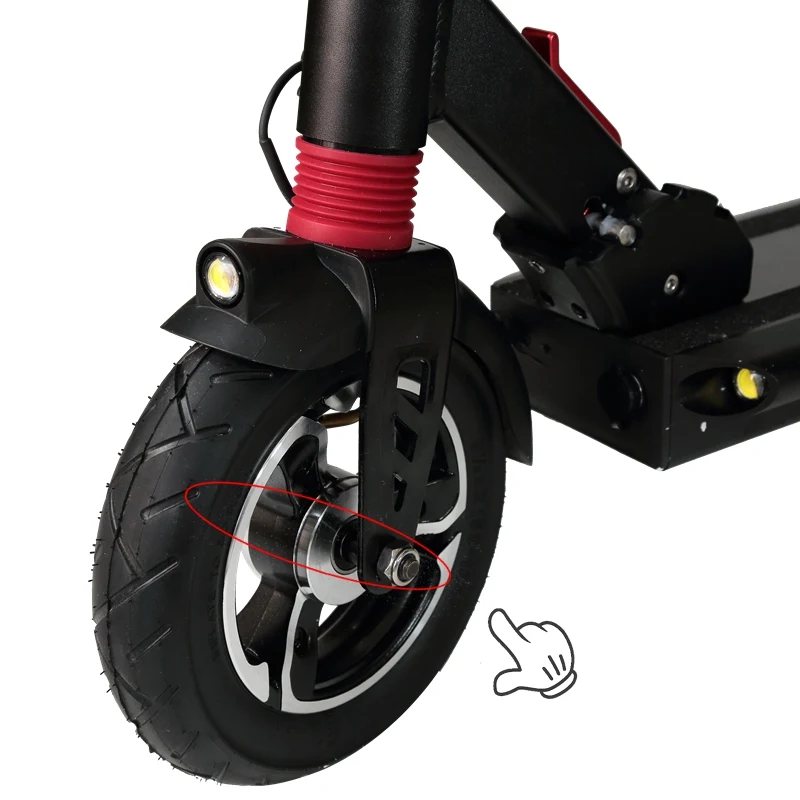 Axle Connecting Front Wheel and Front Forks Only Fit for Zero 8 9 10 Grace 8 9 10 Electric Scooter Axis Shaft