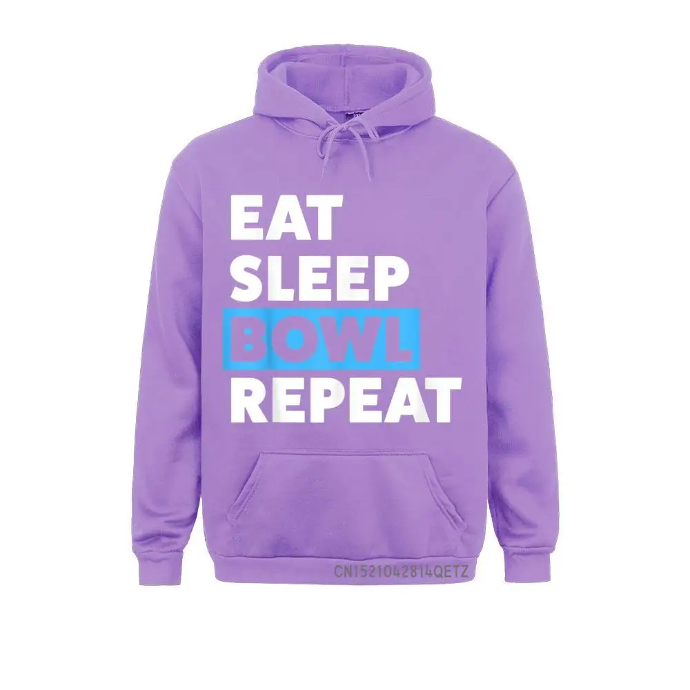 Bowling Chic For Men Or Dad Eat Sleep Bowl Repeat Hoodies Family Normal Long Sleeve Women's Sweatshirts Sportswears