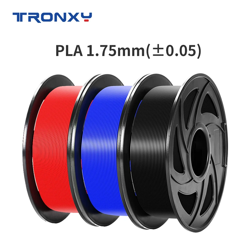 Tronxy 3D Printer Filament 1kg/roll Multicolor Colors Optional PLA Plastic Filament for 3D Printing Filamento Colourful Oversea