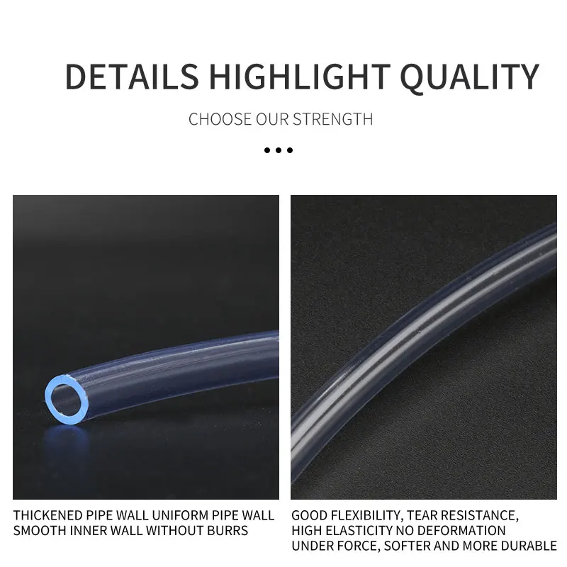 4-6mm aquarium CO2 special tube high pressure resistant trachea non-toxic and odorless tracheal oxygen special tube 10M/20M