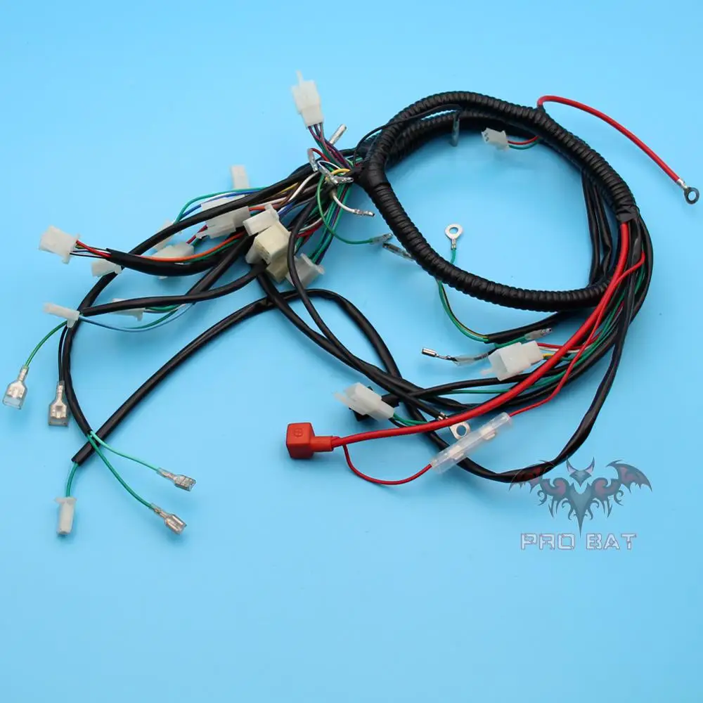 Engine Wire Harness Wiring Loom For 150cc 200cc 250cc 300cc Quad Pit Dirt Bike ATV Buggy Go Kart Atomik Thumpstar