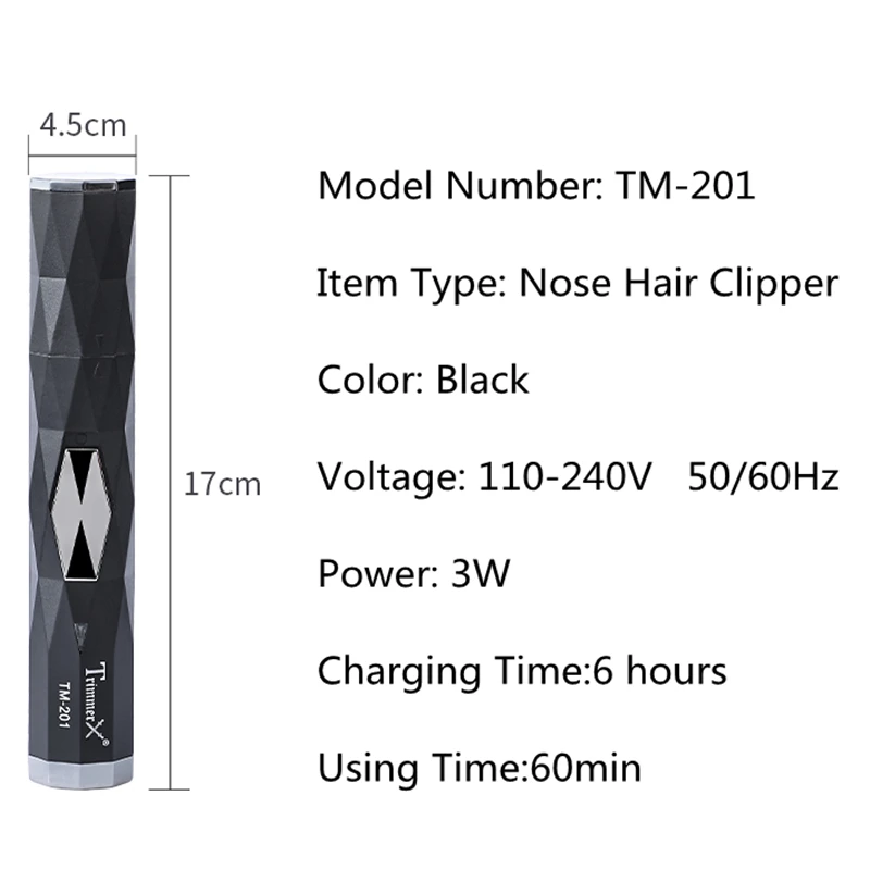 Multifungsi 2-In-1 Listrik Pemangkas untuk Hidung Isi Ulang Alat Cukur Clipper Pemangkas Rambut Hidung Aman Perawatan Wajah Mencukur pemangkas