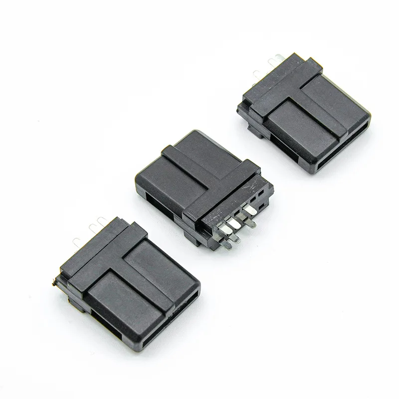 Conector macho para N64, interfaz de reparación AV con cubierta de plástico negro