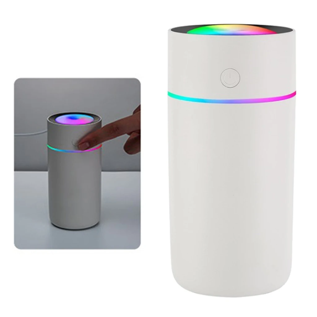 320ML Mini Ad Ultrasuoni Umidificatore Aroma Olio Essenziale Diffusore Auto A Casa Purificatore D'aria Luce Colorata Mist Maker per la Casa auto
