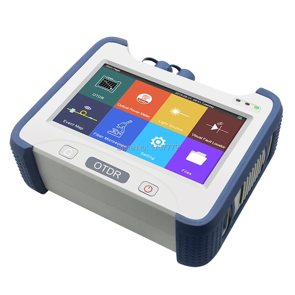 Handheld OTDR 850/1300/1310/1490/1550/1625/1650nm Optical Time Domain Reflectometer With VFL OPM OLS Event Map