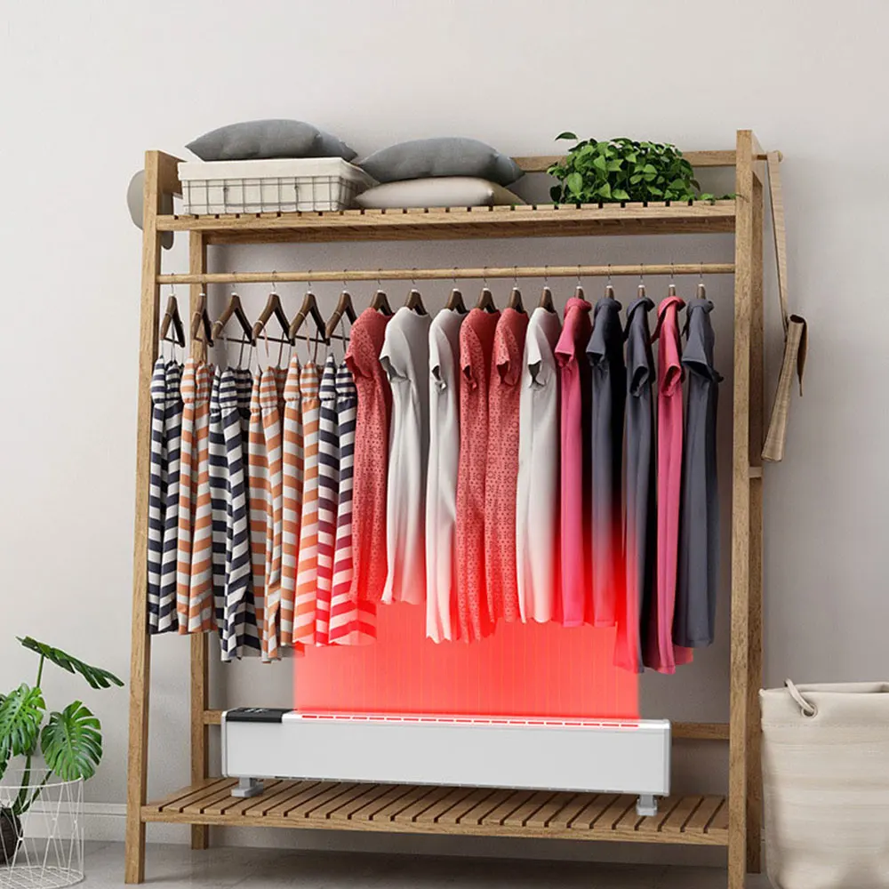 Baseboard เครื่องทำความร้อนห้องนอนไฟฟ้าความร้อนประหยัดพลังงานความเร็ว Convection เตาย่าง