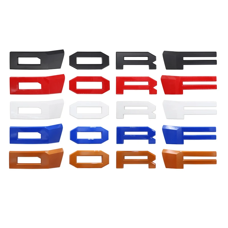 

4 Pcs Grill letters Fit For RANGER 2019-2021 T8 PX MKIII MK3 XL XL+ XLS XLT Limited Pickup Trucks
