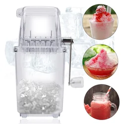 Hand Shaved Ice Machine Ice Blenders Tools Kitchen Supplies Portable Manual Ice Crusher Multi-function for Home Kitchen Bar