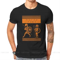 Ancient Greeks Spartan Molon Labe TShirt Men Gothic Oversized Punk Crewneck Cotton T Shirt 2020