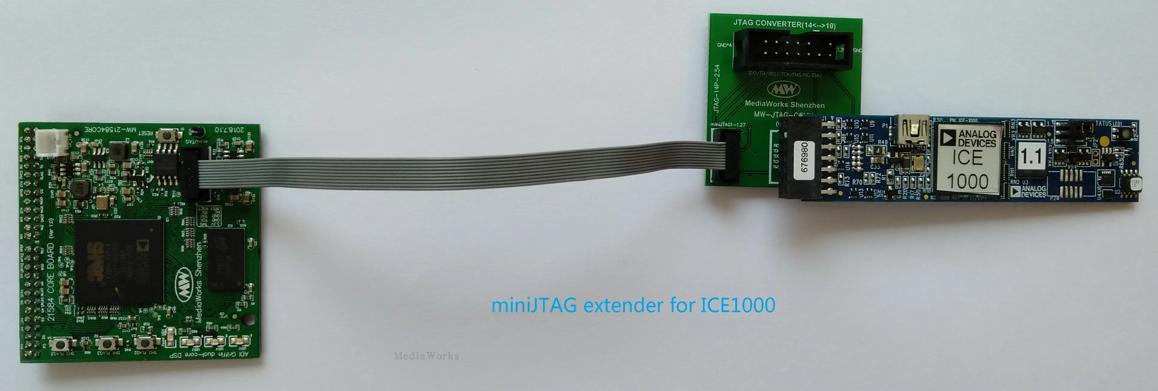 Плата адаптера JTAG ICE1000, плата расширения