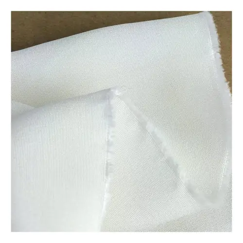 Imagen 2 del producto 100% Natrue 40 mm Seda CDC Crepe de Chine Tela blanco de lujo Ropa Vestido Marerials Tela crepé pesada de seda real suave