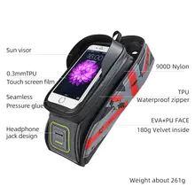 Rainproof Bicycle Frame Bag with Touch Screen #4