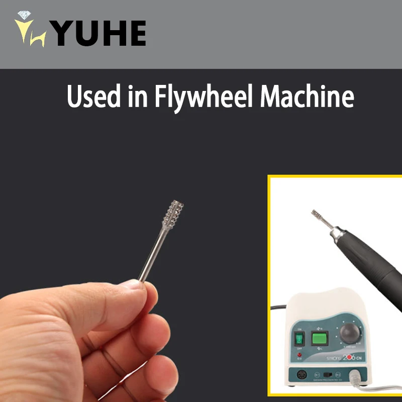 YUHE Natural Diamonds Mace Point Tools Used in Flywheel Machine for Engraving Jewelry Background Texturing Tools