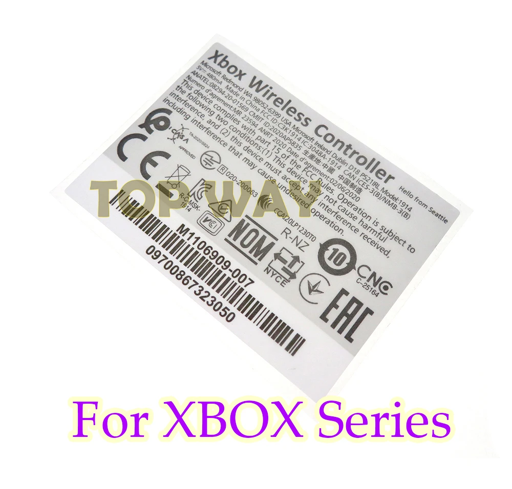 10 個黒 XBOX シリーズ S X スキンステッカーステッカースキン XBOXONE スリム/S エリートハンドルステッカーラベルバックコントローラ