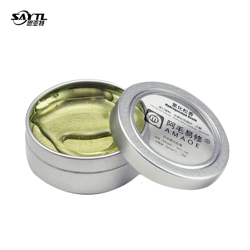 AMAOE High Purity Solid Rosin Solder Paste Soldering Tin Material Paste Repair Durability Rosin Soldering Flux Paste For Welding