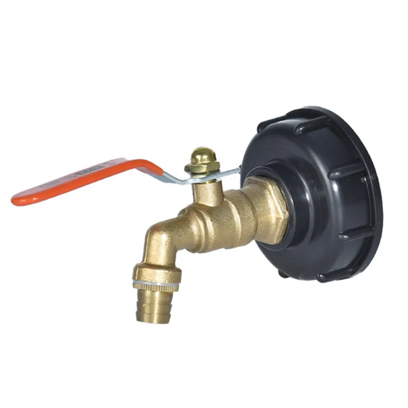 

Thicken Brass IBC Tank Adapter 1/2'' 3/4'' Garden Hose Faucet small Valve irrigation accessories High Quality