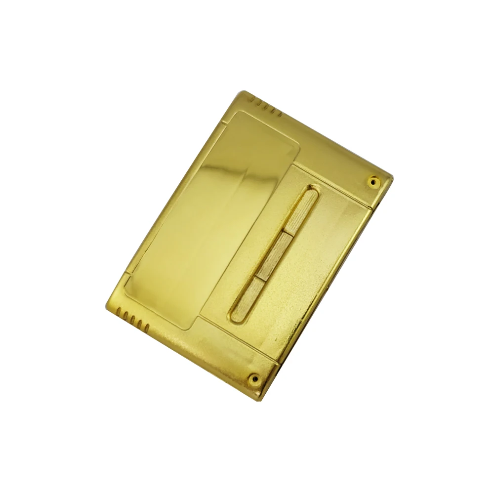 Gold-plated EU PAL Version Game Cartridge Case shell for Super SNES Systems