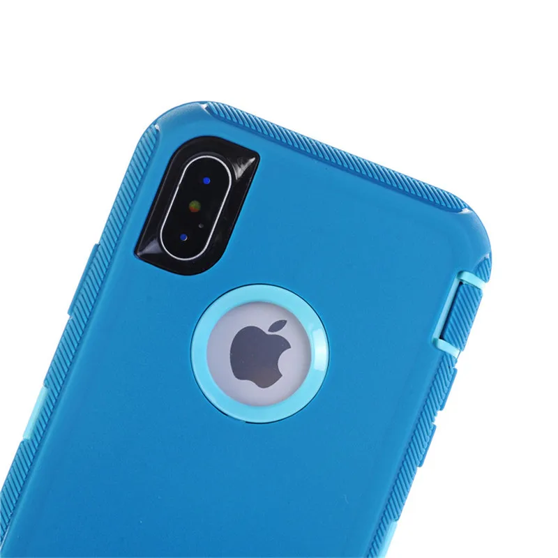 Armor Case For iPhone X XS Max XR 7 8 6S Plus Hybrid Shockproof Defender Case for iPhone 15 14 13 12 11 Pro Max Mini Phone Cover