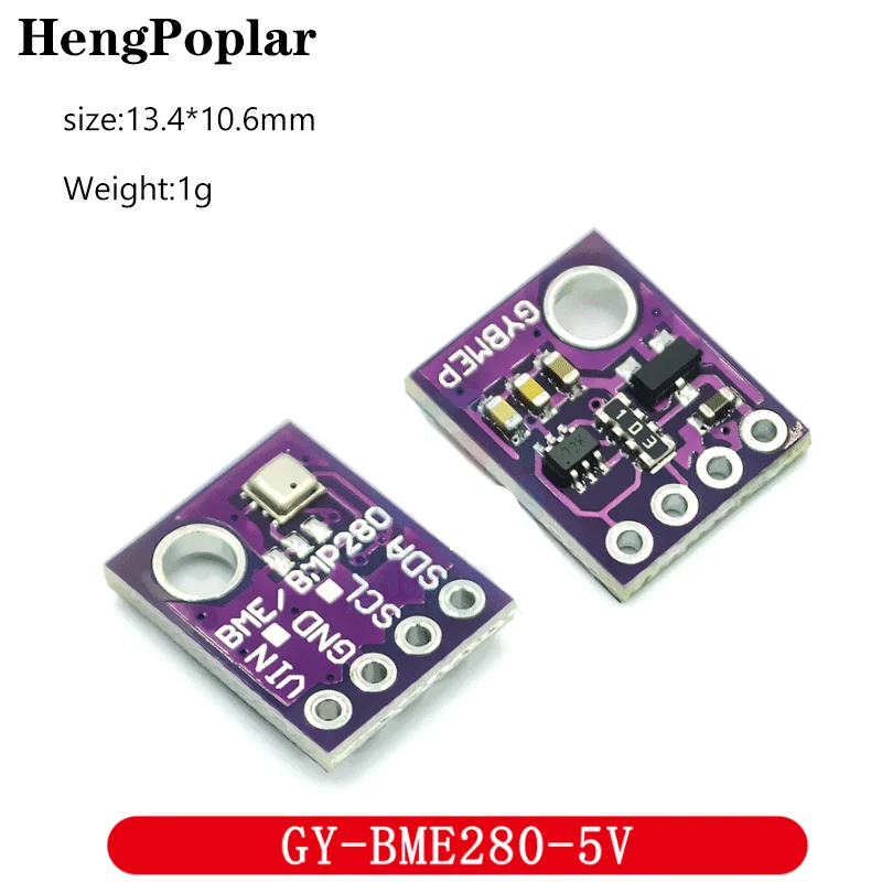 BME280 BMP280 Digital Sensor Temperature Humidity Barometric Pressure Sensor Module I2C SPI 1.8-5V GY-BME280 5V