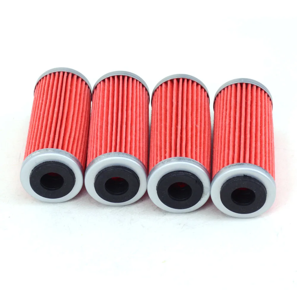 

4Pcs Oil Filter For KTM SXF XCFW EXCF XCF EXC XCW SMR Freeride 250 300 350 400 450 500 505 530 Six Days