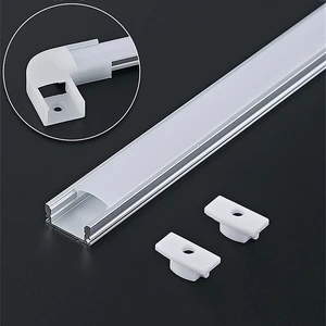 Der 50 -cm -Aluminiumkanal für Aluminiumprofil der V -Style -Diode -Diode -Diode im V -Stil mit der milchigen Abdeckung des Diffusors, angetrieben 10 Hauptverkäufe LED Diffuse Licht - №5