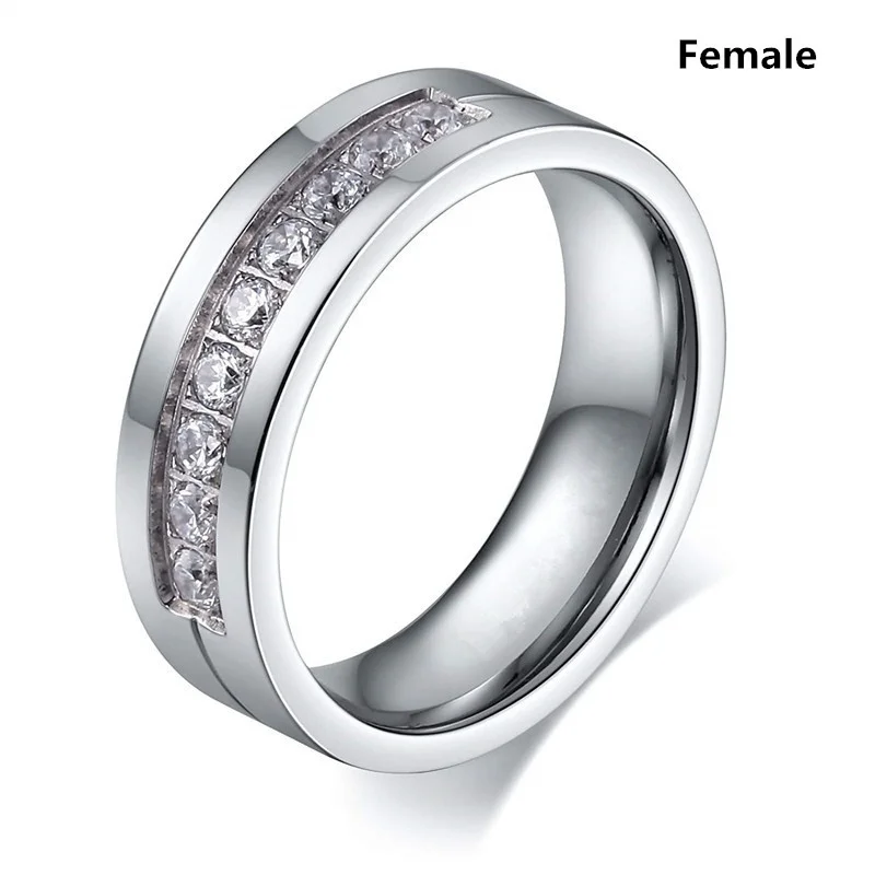 2024 Fashion Couple Rings For Lovers Adjustable Wedding Band Engagement Rings Gift Simple Stainless Steel Rings