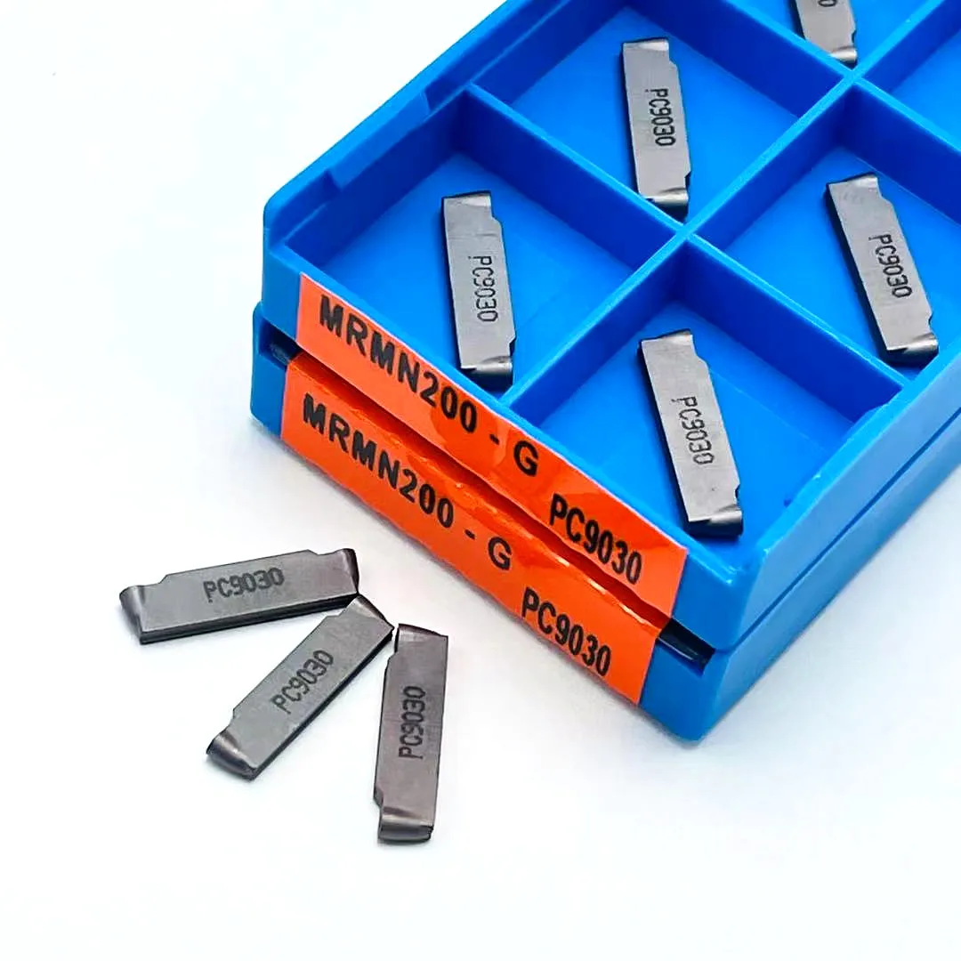 10 pz MRMN300 MRMN200 MRMN400 PC9030 inserti in metallo duro per la lavorazione di scanalature ad arco, scanalatura, utensili di tornitura, utensili per scanalatura