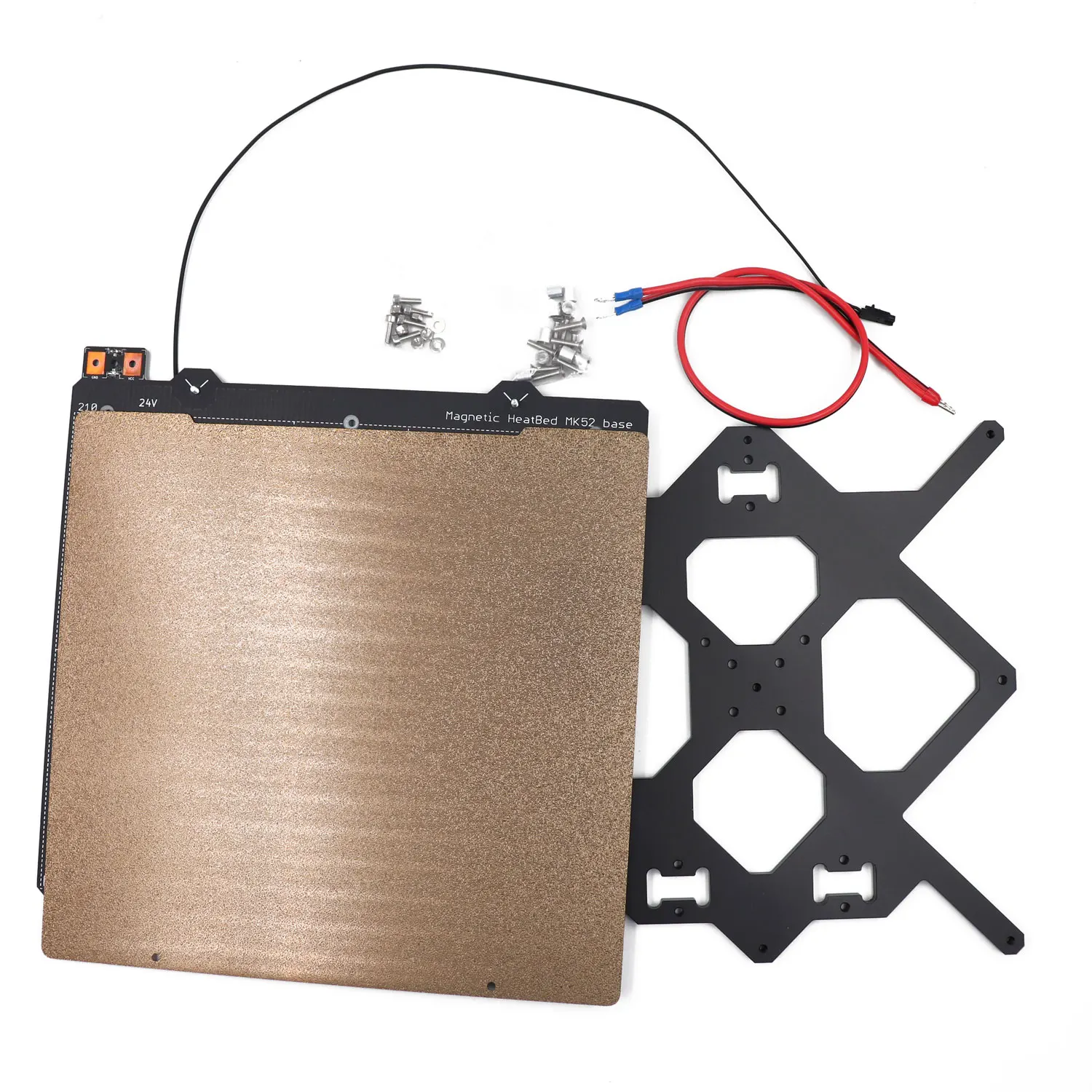 Voron Switchwire 3d Printer Heated Bed 24V MK3 Y Carriage and Powdered Textured PEI Sheet