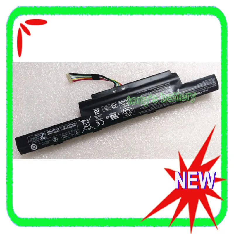 New AS16B8J Battery For Acer Aspire E5-575G E5-575G-53VG E5-575G-5032 E5-575G-5341 F5-573G 15.6