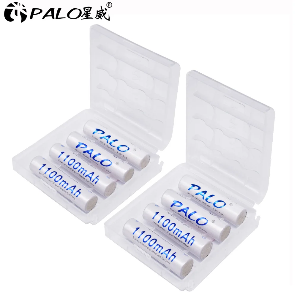 8-32 pcs Palo AAA Rechargeable Battery AAA NiMH 1.2V 1100mAh Ni-MH ni mh 3A Pre-charged Bateria Low Self Discharge AAA Batteries