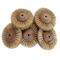 5 Pcs Dental Lab Laboratory Polishing Brush Wheel Materials 80mm White Bristle Hard Rotary Tools Dentistry Odontologia Latch