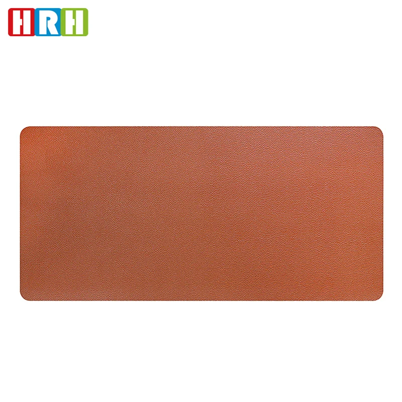 

HRH 80*40mm Single Side Leather Office Computer Desk Mat Modern Table Felt Laptop Cushion Large Mouse Pad Home Gaming Mouse Pad