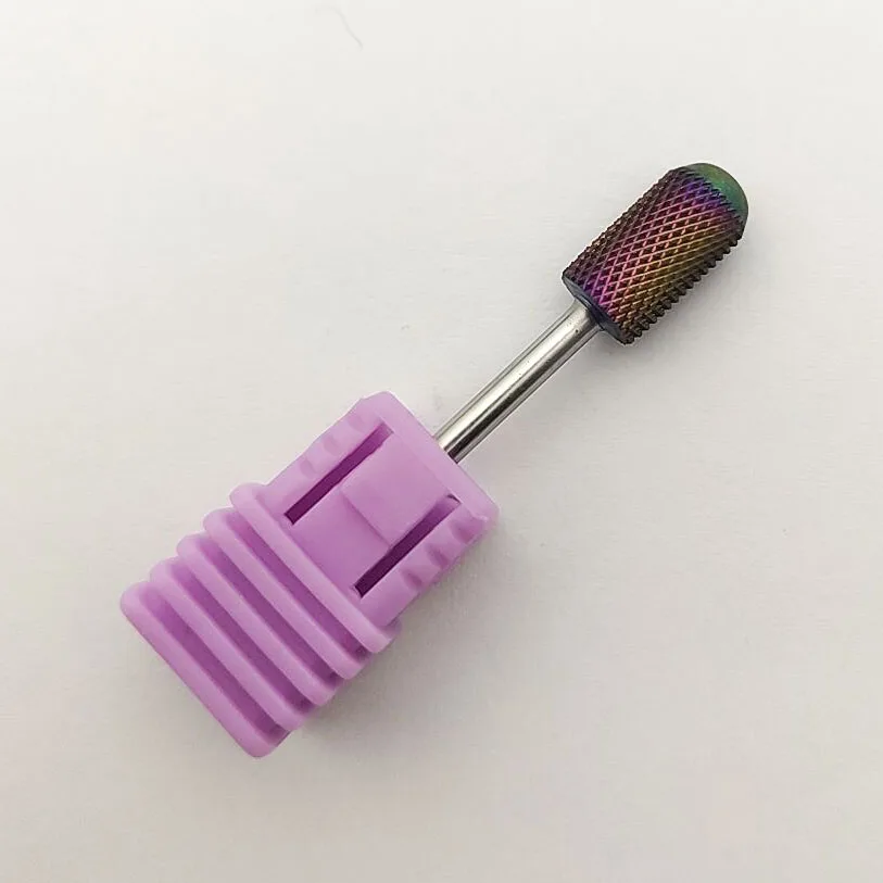 EasyNail Rainbow Carbide Millings Nail Drill Bit Electric Manicure Nail Rotate Burr Cuticle Pusher Nail File Polished Too