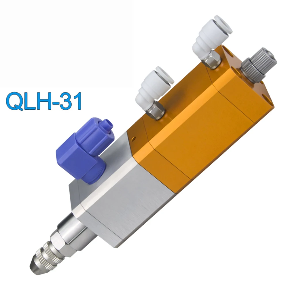 

QLH31 Lifting Back Suction Dispensing Valve Precision Metal UV Glue Dispenser Valve 0.01ML