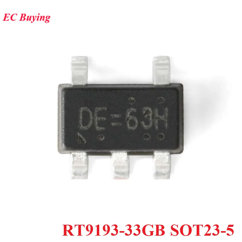 10PCS RT9193-33GB RT9193-18GB RT9193-28GB RT9193-30GB RT9013-33GB RT8059GJ5 SOT23-5 TSOT23-5 Voltage Regulator LDO RT9013 RT9193