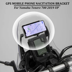 Placa de navegación GPS para motocicleta Yamaha Tenere 700 XT700 Z 2019-UP, soporte para teléfono, adaptador USB, Kit de soporte