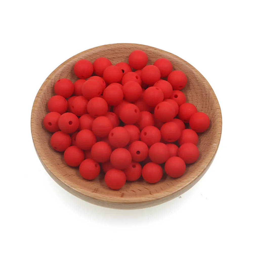Kovict 9mm Round Silicone Beads 100/200/500/1000Pcs For Jewelry Making DIY Necklace Bracelet Earrings Etc Handmade Accessories image 3
