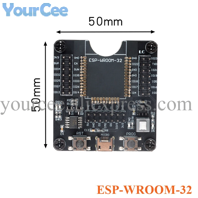 ESP8266 ESP-WROOM-32 scheda di sviluppo Test programmatore presa strumento di masterizzazione del dispositivo per ESPWROOM-32 di ESP-12S