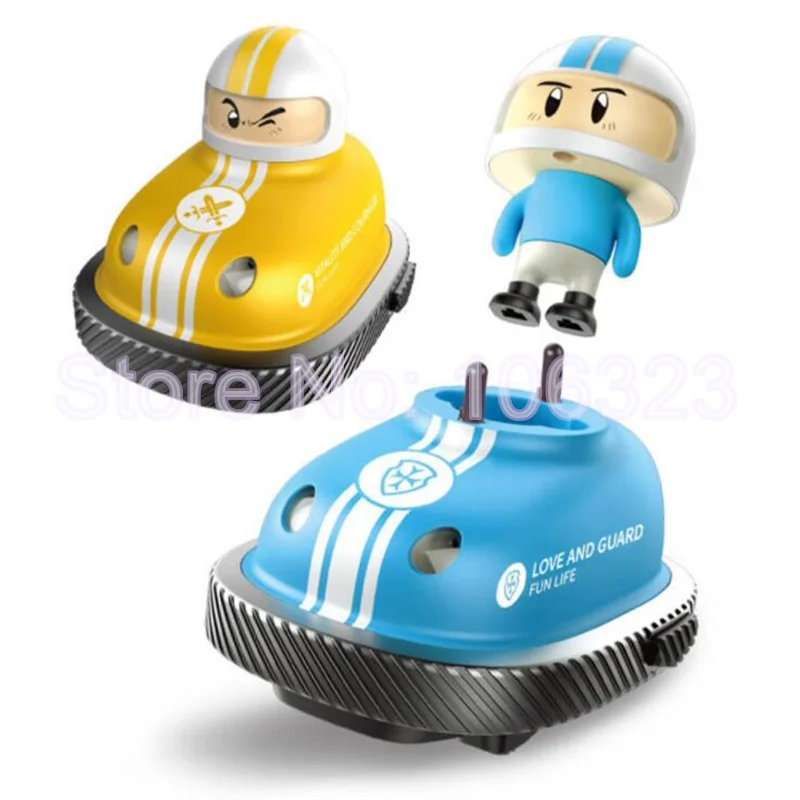 Remote Control Super Bumper Car Competitive Pioneer, RC VS Happy Bounce Off Spaceman Toy, With Light Sound Two-player Fight Game