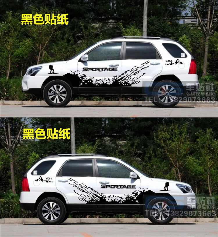 New Car Sticker FOR KIA Sportage Door Body Exterior Decoration Modified Sticker Sportage Off-road Style Sticker