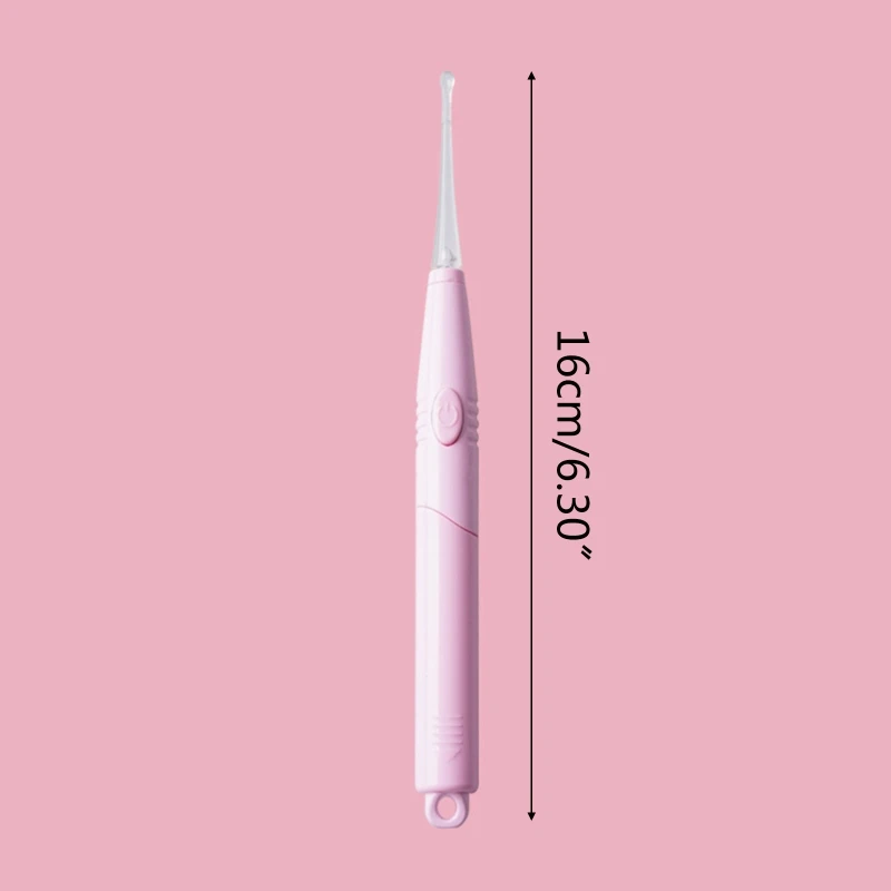 Electric Vacuum Earwax Remover with LED Light Ear Wax Removal Cleaner Safety Painless Ear Cleaning Tool Kit for Adults Kids