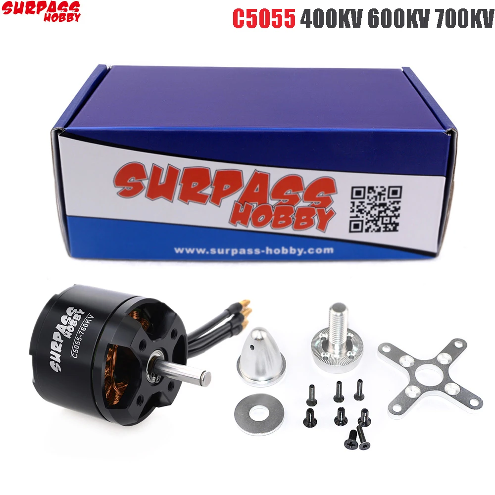 

SURPASS HOBBY C5055 400KV 600KV 700KV Brushless Motor for Airpalne Aircraft Multicopters RC Plane Helicopter