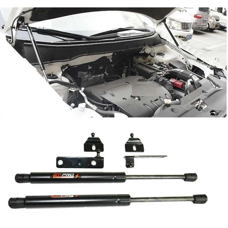 

exterior auto accessories Front Hood Bonnet hold Gas Spring Struts Lifts Support Shock fit for Mistubishi triton L200 2015-18car