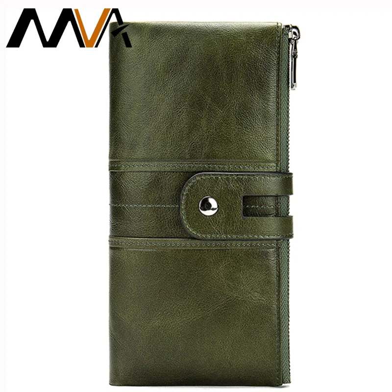 

MVA Women's Wallets Women Wallet Women Genuine Leather Long Purses Women Money Bag Clutch Purse Coin Purse cartera mujer 8560