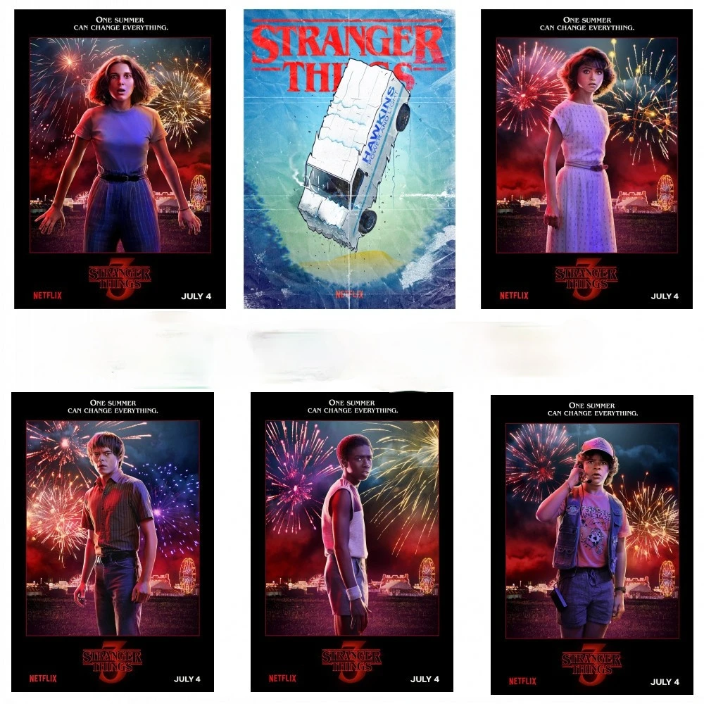 5D Diamond PaintingStranger Things Season 2 Poster Anime Diamond Embroidery Home Decoration Art Gift