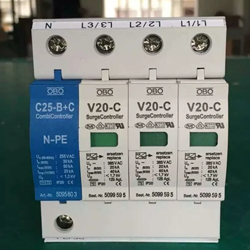 

20KA-40KA V20-C/3+NPE Surge Arrester ~385V AC