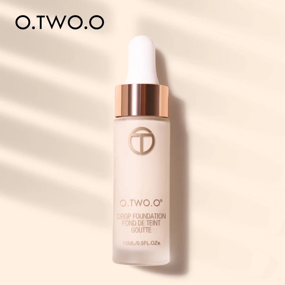 O.TWO.O Lightweight Liquid Foundation Moist Oil Free BB Cream Smooth Long Lasting Waterproof Cosmetics