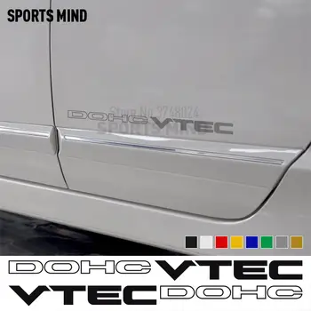 一對適用於本田思域Si雅閣JDM車型的DOHC VTEC乙烯基貼紙,汽車配件,車身貼花,汽車造型 10 最佳銷售 本田思域VTEC - №2