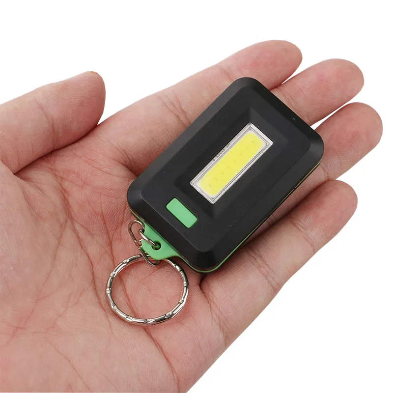 KvJJL 1 PC LED Flashlight Light Keychain Mini Lamp Key Chain Ring Torch Keyring Find Lost Bag Decor Toy Gift Random Color